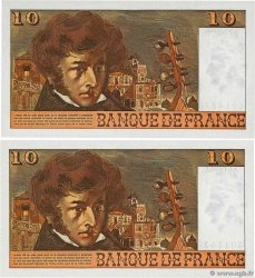 10 Francs BERLIOZ Consécutifs FRANCIA  1978 F.63.23 FDC