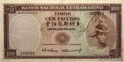 100 Escudos TIMOR  1963 P.28a BC+