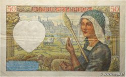 50 Francs JACQUES CŒUR FRANCE  1940 F.19.04 TB+