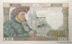 50 Francs JACQUES CŒUR Numéro radar FRANCE  1941 F.19.15