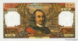 100 Francs CORNEILLE FRANCE  1966 F.65.13 UNC-