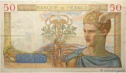 50 Francs CÉRÈS modifié FRANCE  1937 F.18.03 TTB