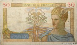 50 Francs CÉRÈS modifié FRANCE  1938 F.18.08 TB