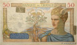 50 Francs CÉRÈS modifié FRANCE  1938 F.18.09 F