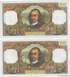 100 Francs CORNEILLE Consécutifs FRANCIA  1978 F.65.64 FDC