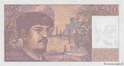 20 Francs DEBUSSY FRANCIA  1987 F.66.08A21 FDC