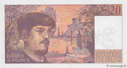 20 Francs DEBUSSY FRANCIA  1989 F.66.10W25 q.FDC