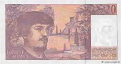 20 Francs DEBUSSY à fil de sécurité FRANCIA  1992 F.66bis.03A35 FDC