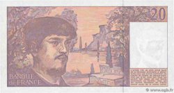 20 Francs DEBUSSY à fil de sécurité FRANCIA  1992 F.66bis.03A36 FDC