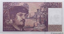 20 Francs DEBUSSY à fil de sécurité FRANKREICH  1993 F.66bis.04 ST