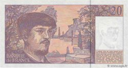 20 Francs DEBUSSY à fil de sécurité FRANCIA  1993 F.66bis.05A43 FDC
