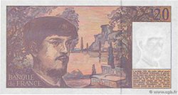 20 Francs DEBUSSY à fil de sécurité FRANCIA  1993 F.66bis.05A44 FDC