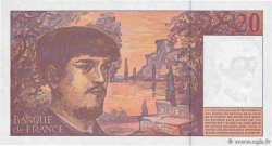 20 Francs DEBUSSY Modifié FRANCIA  1995 F.66ter.01A47 FDC