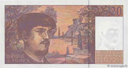 20 Francs DEBUSSY Modifié FRANCIA  1995 F.66ter.01A48 FDC
