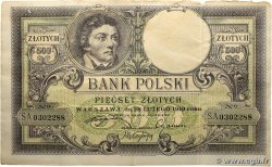 500 Zlotych POLOGNE  1924 P.058 TTB