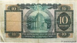 10 Dollars HONG KONG  1968 P.182f TB+