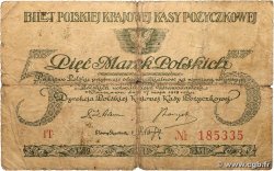 5 Marek POLOGNE  1919 P.020 B+