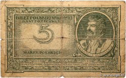 5 Marek POLOGNE  1919 P.020 B+