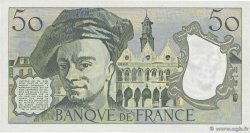 50 Francs QUENTIN DE LA TOUR FRANCIA  1983 F.67.09 FDC