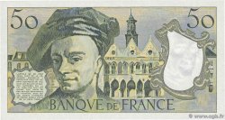 50 Francs QUENTIN DE LA TOUR FRANCIA  1984 F.67.10 FDC
