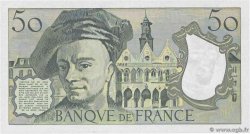 50 Francs QUENTIN DE LA TOUR Petit numéro FRANCE  1992 F.67.18A70 UNC