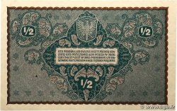 1/2 Marki POLOGNE  1920 P.030 SUP+