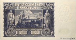 20 Zlotych POLOGNE  1936 P.077 SUP+