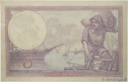 5 Francs FEMME CASQUÉE FRANCE  1923 F.03.07 XF