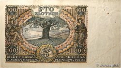 100 Zlotych POLOGNE  1934 P.075a TTB