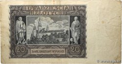 20 Zlotych POLOGNE  1940 P.095 TB