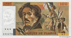 100 Francs DELACROIX modifié FRANCIA  1978 F.69.01d q.FDC
