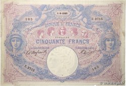 50 Francs BLEU ET ROSE FRANCE  1905 F.14.17
