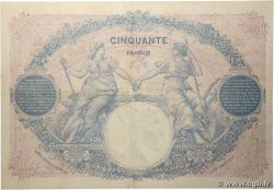 50 Francs BLEU ET ROSE FRANCIA  1927 F.14.40 MBC+