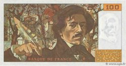 100 Francs DELACROIX modifié FRANCIA  1979 F.69.02c q.FDC