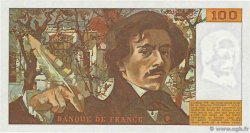 100 Francs DELACROIX modifié FRANCIA  1980 F.69.04a FDC