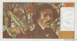 100 Francs DELACROIX modifié FRANCE  1980 F.69.04b UNC-