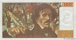 100 Francs DELACROIX modifié FRANCIA  1981 F.69.05 q.FDC