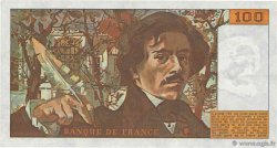 100 Francs DELACROIX modifié FRANCIA  1981 F.69.05 FDC