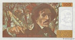 100 Francs DELACROIX modifié FRANCIA  1981 F.69.05 FDC
