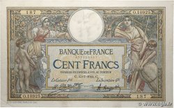 100 Francs LUC OLIVIER MERSON grands cartouches FRANKREICH  1924 F.24.02
