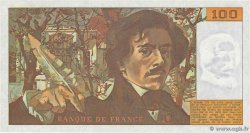 100 Francs DELACROIX modifié FRANCIA  1981 F.69.05 FDC
