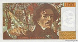 100 Francs DELACROIX modifié FRANCIA  1983 F.69.07 FDC