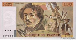 100 Francs DELACROIX modifié FRANCIA  1984 F.69.08a