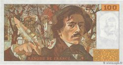 100 Francs DELACROIX modifié FRANCE  1984 F.69.08b pr.NEUF