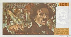 100 Francs DELACROIX modifié FRANCIA  1986 F.69.10 q.FDC