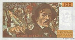 100 Francs DELACROIX modifié FRANCE  1986 F.69.10 UNC