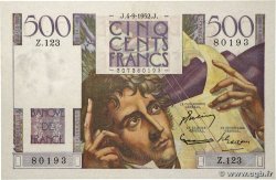 500 Francs CHATEAUBRIAND FRANCIA  1952 F.34.10 EBC+