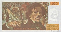 100 Francs DELACROIX modifié Petit numéro FRANCIA  1987 F.69.11A116 FDC