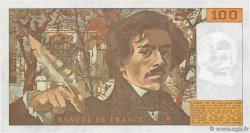 100 Francs DELACROIX modifié FRANCIA  1987 F.69.11 FDC