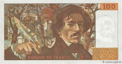 100 Francs DELACROIX modifié FRANCIA  1987 F.69.11 q.FDC